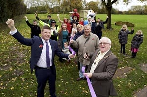 Anesco helps make new play area a reality for Askern families