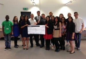 Dragon’s Den style challenge helps teenagers raise £1,000 for charity