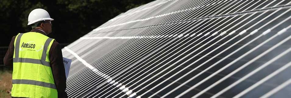 Innovative solar and energy storage projects see Anesco shortlisted for national awards