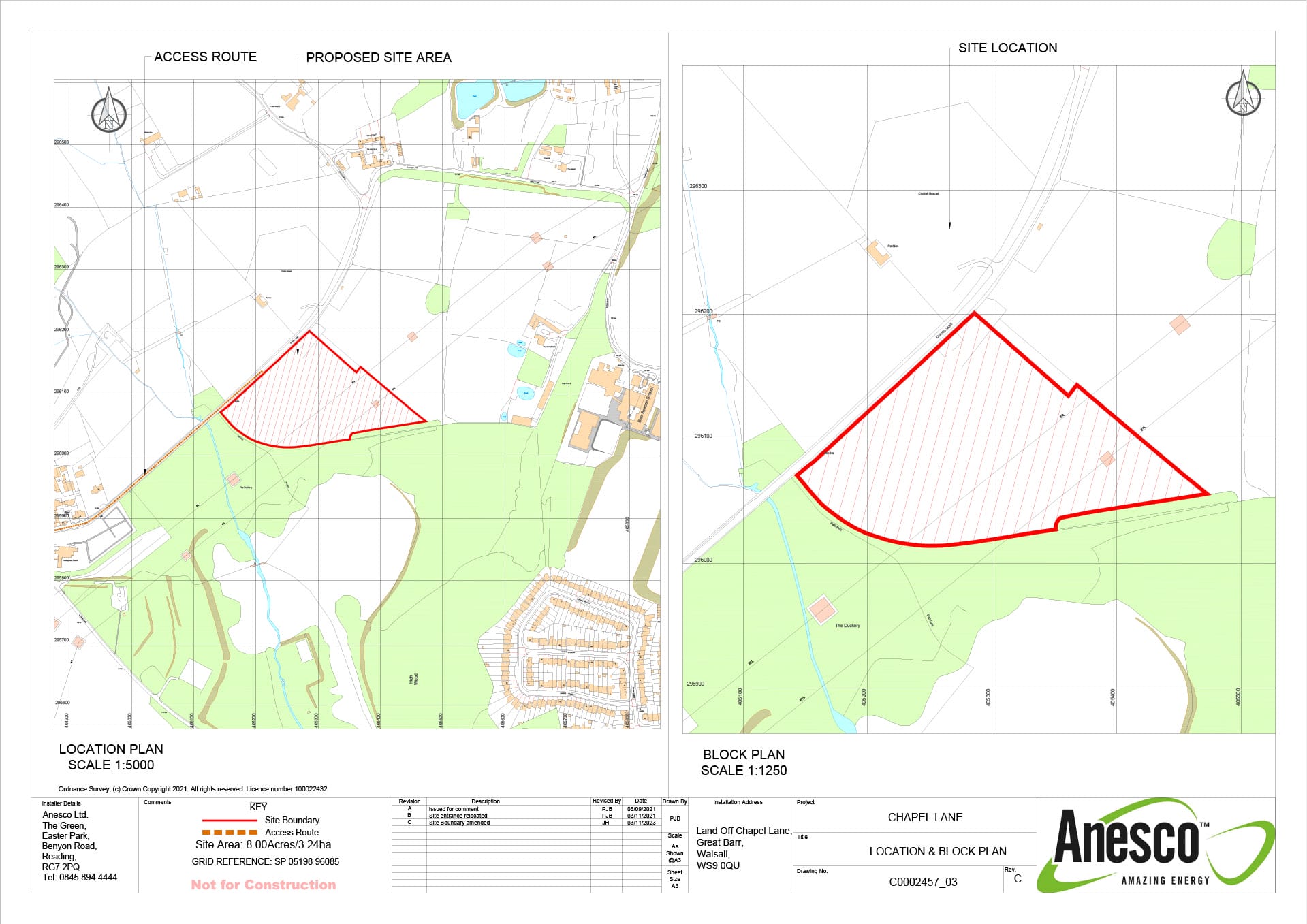 Woodwalton map